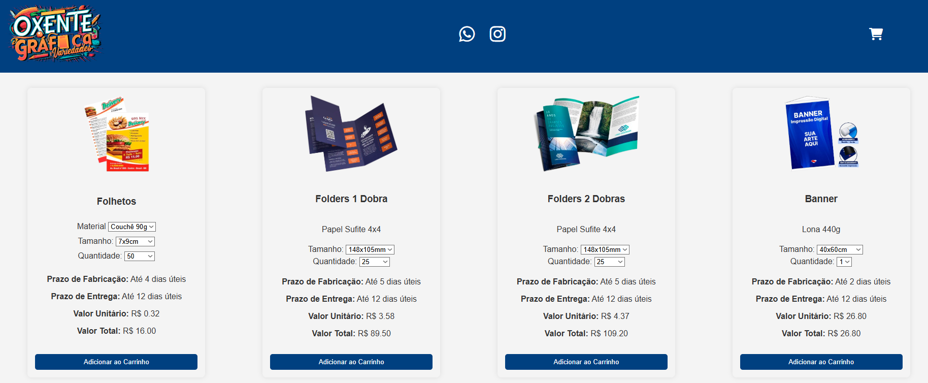 Miniatura do Oxente Gráfica